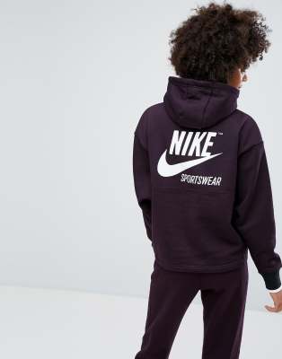 sudadera nike color vino