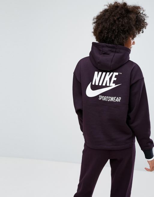 Sudadera nike color vino cheap