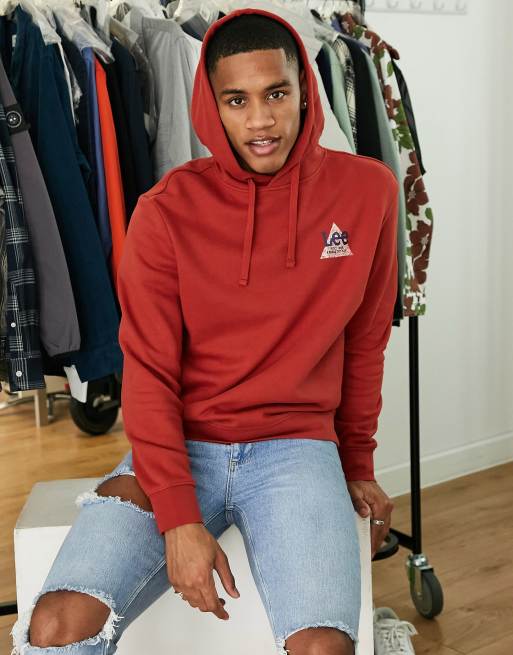 Sudadera con capucha y triángulo pequeño de Lee
