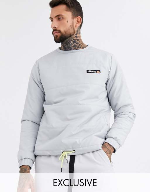 conjunto técnico acolchado en gris exclusivo en ASOS de ellesse, 2 de 3