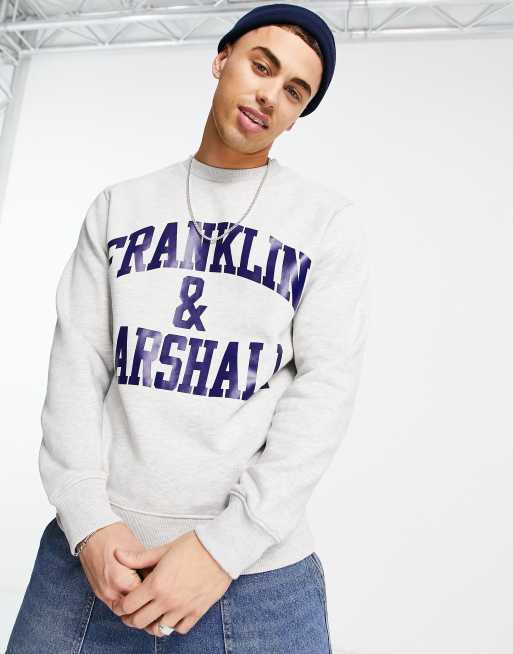 Sudadera con cuello redondo y logo de Franklin Marshall ASOS