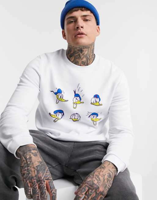 Sudadera con estampado del pato Donald de ASOS DESIGN