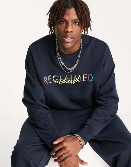 Sudadera con logo bordado de Reclaimed Vintage Inspired, 3 de 4