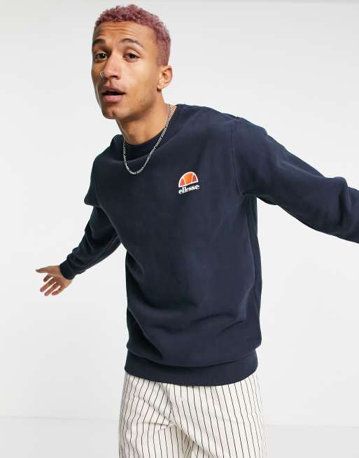 Sudadera con logo pequeño en azul marino Diveria de ellesse