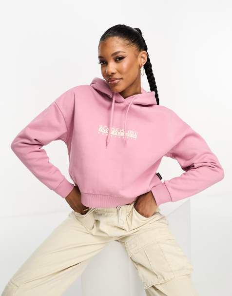 Sudaderas Con Capucha Rosa de Mujer