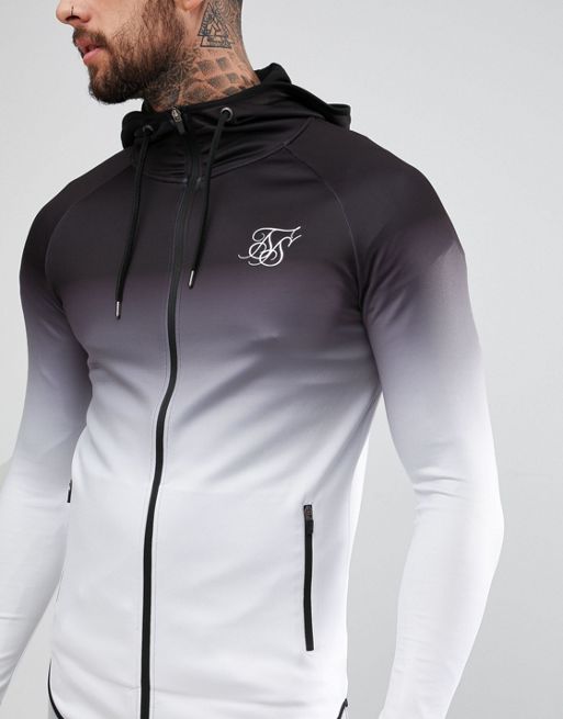 SIKSILK Chaqueta de invierno - black /white/negro 