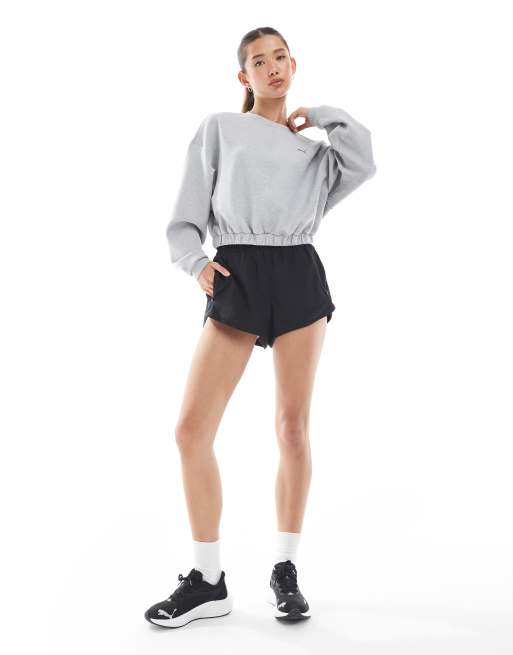 Sudadera deportiva gris Cloudspun de Puma, 2 de 4