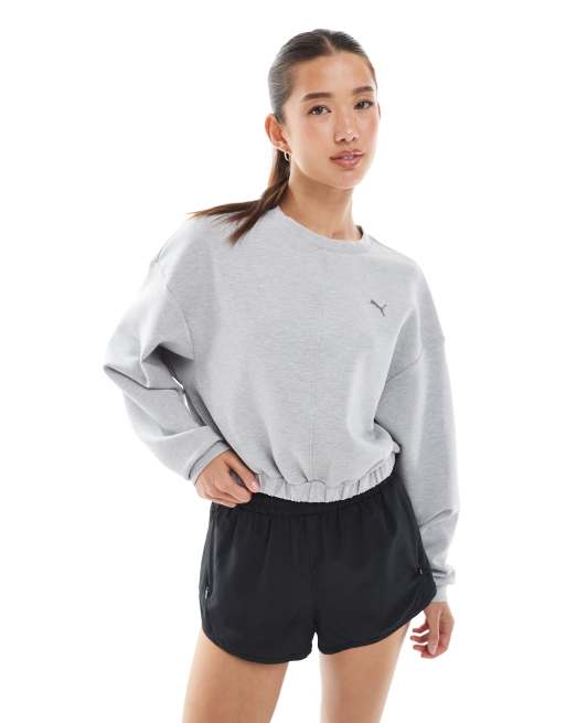 Sudadera deportiva gris Cloudspun de Puma, 3 de 4
