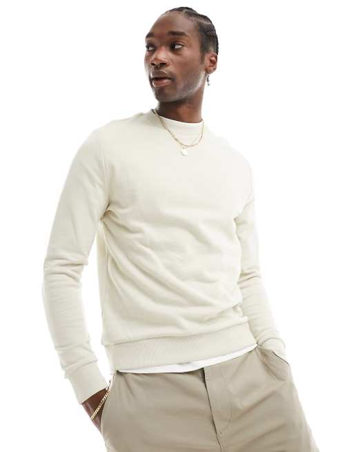 Sudadera en beis de ASOS DESIGN