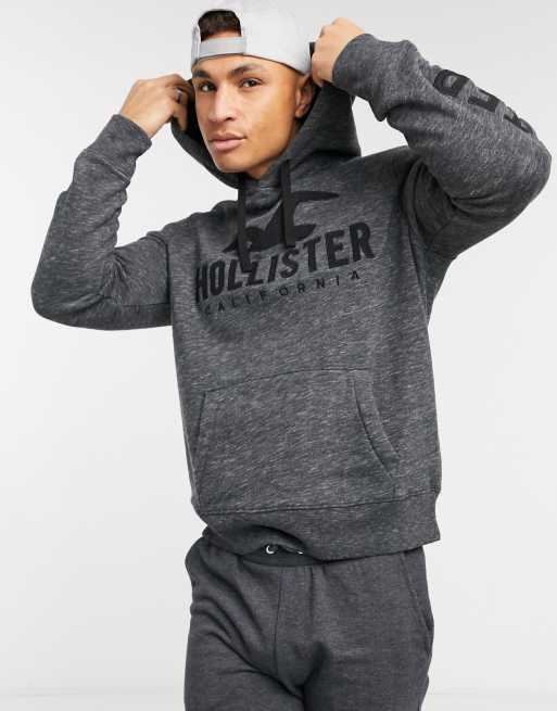 Sudadera gris 2025 hollister