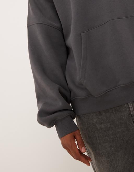 Sudadera gris básica ultragrande con capucha de ASOS DESIGN , 5 de 5