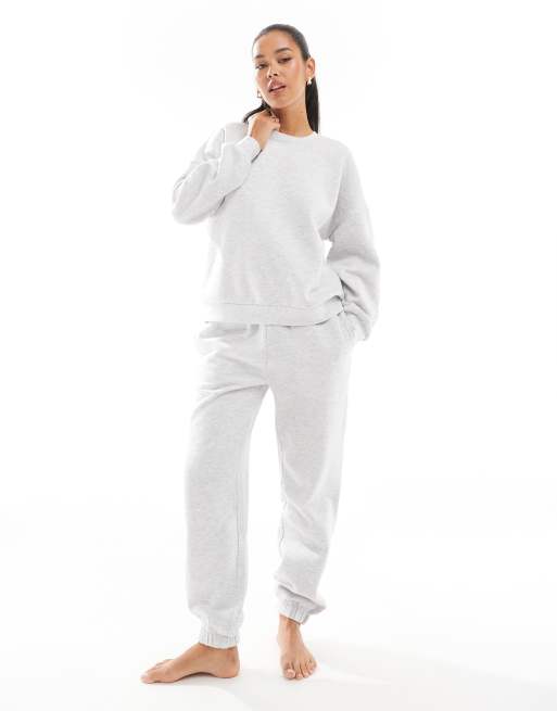 Sudadera gris claro extragrande de Vero Moda (parte de un conjunto), 2 de 4