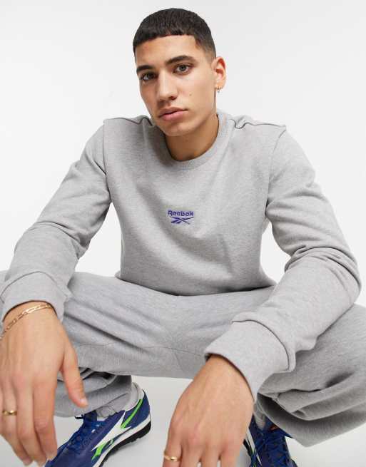 Sudadera reebok shop classic gris