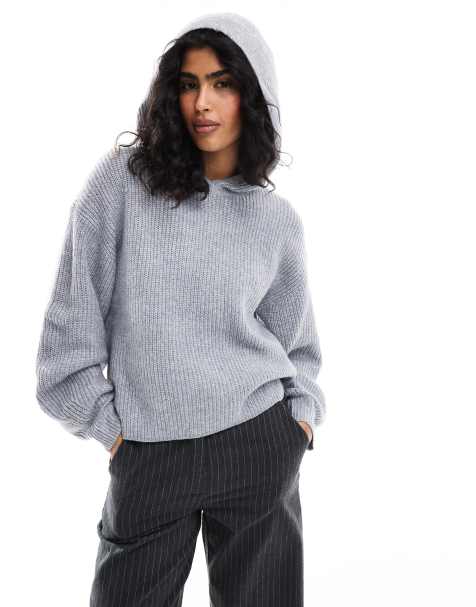 Sudadera gris claro jaspeado holgada con capucha de punto acanalado Comet de Levi's - view 1