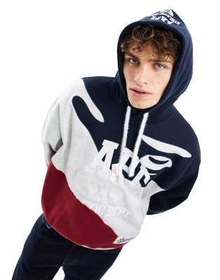 Sudadera gris con capucha de estilo universitario de AAPE BY A BATHING APE®