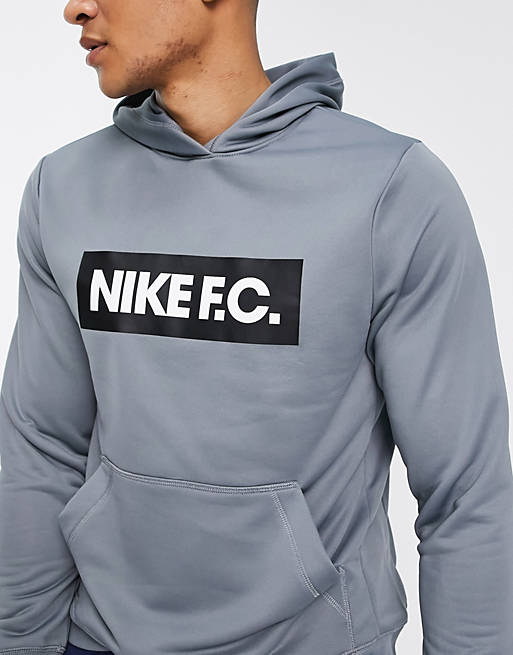 Sudadera gris con capucha F.C. Libero Nike