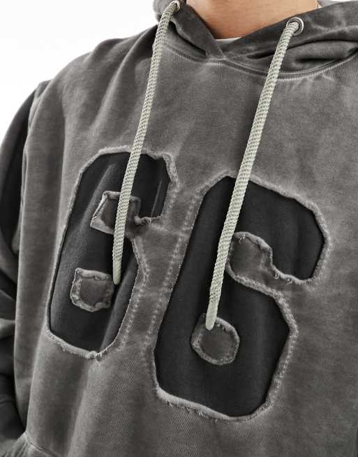 Sudadera 2024 gris desgastado