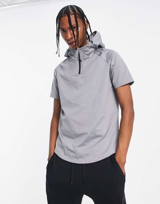 Sudadera gris con capucha Performance de Bolongaro Trevor Sports