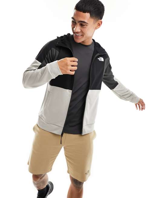Sudadera gris con capucha y cremallera de felpa Mountain Athletic de The North Face Training, 2 de 4