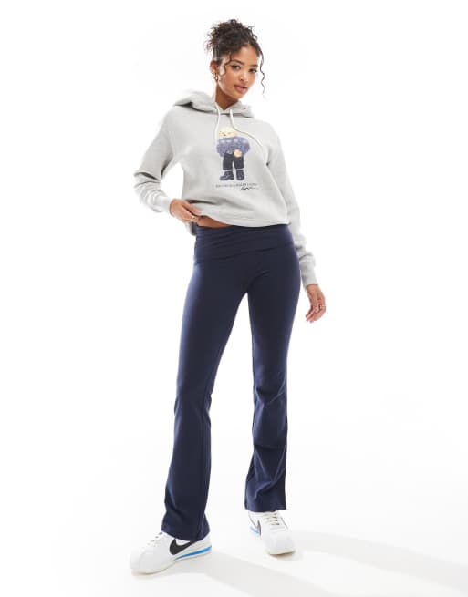 Sudadera gris con capucha y estampado de oso de Polo Ralph Lauren, 4 de 4