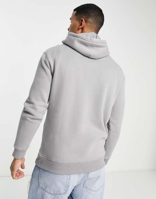 Sudadera hot sale gris hollister