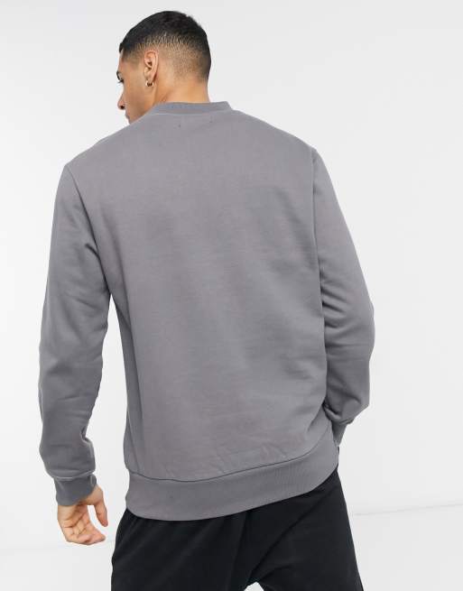 Sudadera gris con cuello alto y detalle de bolsillo utilitario de Another Influence (parte de un conjunto), 2 de 4