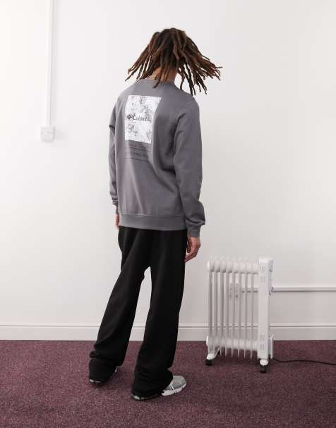 Sudadera gris con cuello redondo Barton Springs de Columbia - view 1