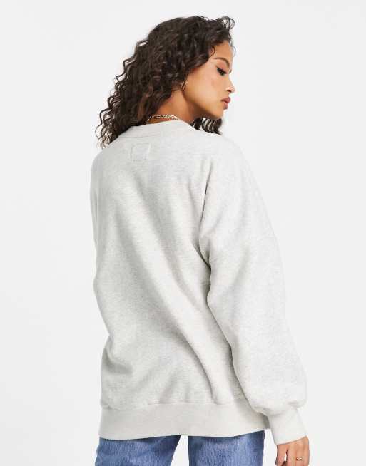 Sudadera gris con cuello redondo y estampado "Giants" de Abercrombie & Fitch , 2 de 4