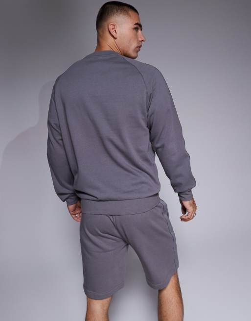 Sudadera gris con logo a tono de HUGO Bodywear, 2 de 4