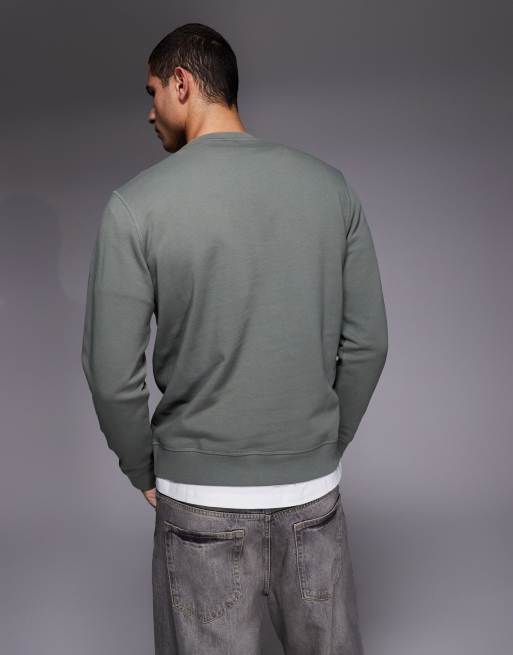 Sudadera gris con logo pequeño en el mismo tono Westart de BOSS Orange, 3 de 5
