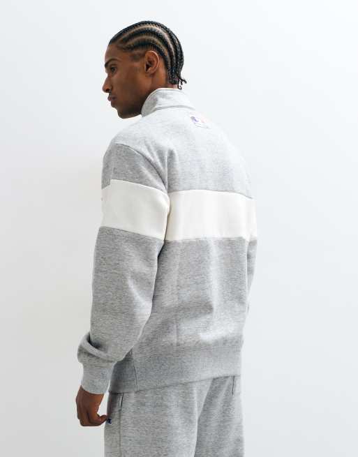 Sudadera gris con media cremallera de Champion, 5 de 5