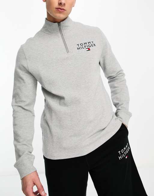 Sudadera media cremallera tommy hilfiger hot sale