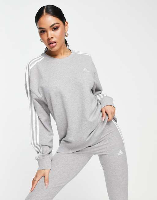 Adidas sudadera gris hot sale