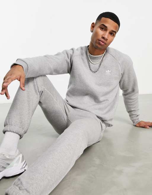 Sudadera gris Essentials de adidas Originals, 4 de 4