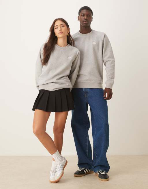 Sudadera gris Essentials de adidas Originals, 2 de 4