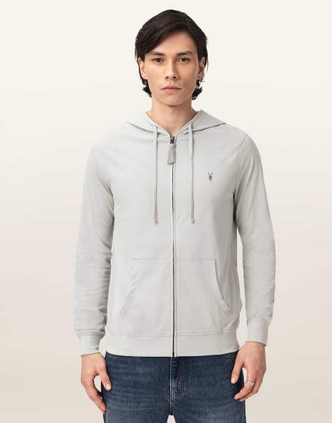 Sudadera gris guijarro con capucha Brace de AllSaints - view 1