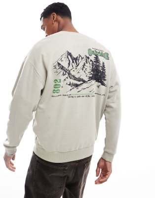 Sudadera Toria en gris jaspeado