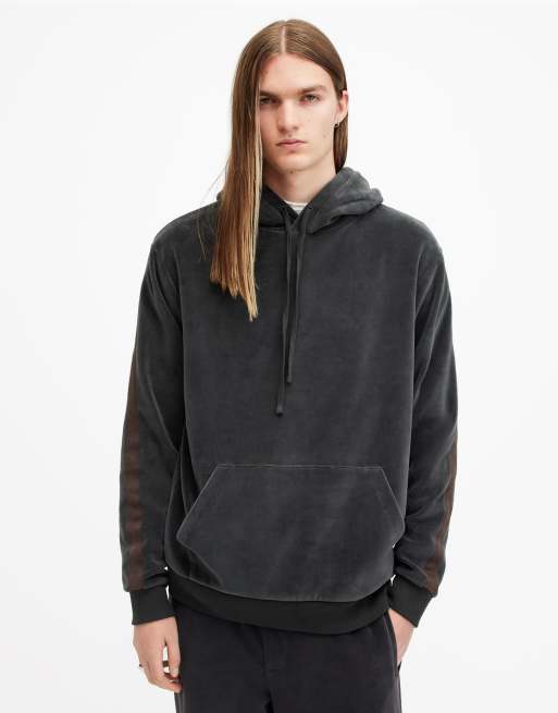 Sudadera gris tumba con capucha Draven Oth de AllSaints