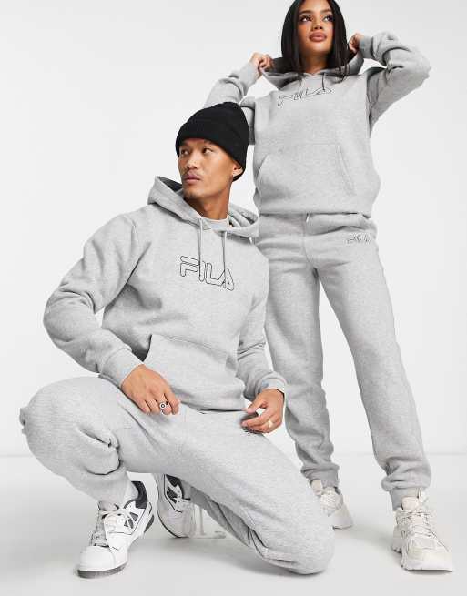 Sudadera gris fila sales