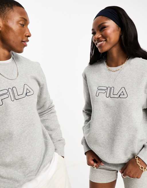 Sudadera gris fila on sale