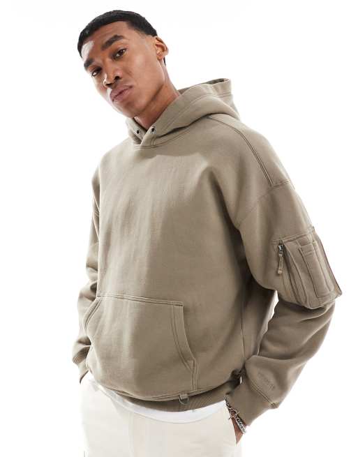 Sudadera hollister gris outlet