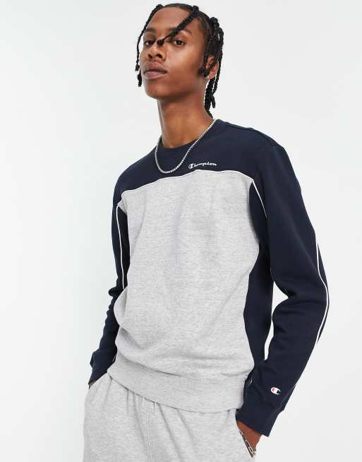 Champion sweater grey crew neck azul sale