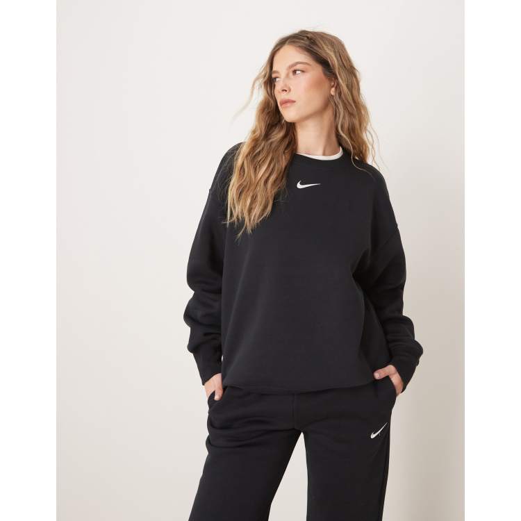 Sudadera larga negra extragrande Phoenix Fleece de Nike | ASOS