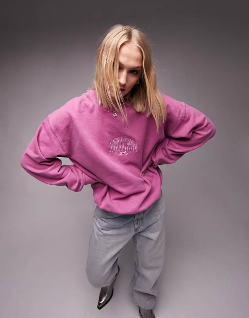 Sudadera magenta outlet