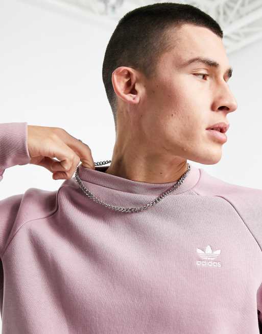 Sudadera malva de adidas Originals Essentials, 3 de 4