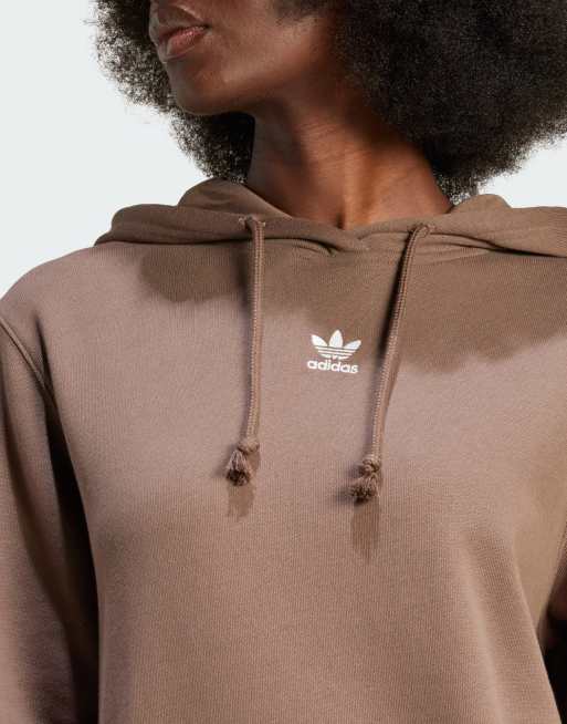 Sudadera best sale adidas marron