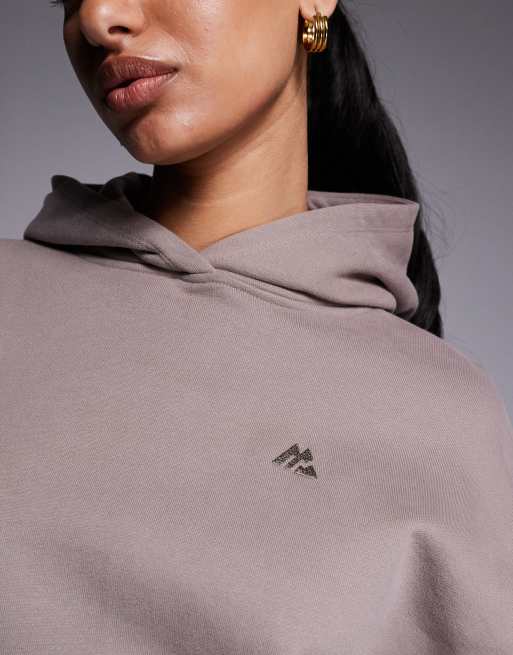 Sudadera marrón con capucha Form de Montirex, 3 de 4