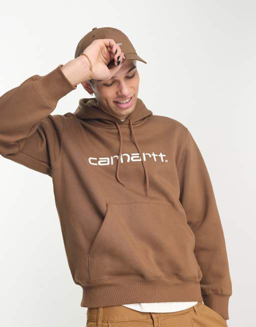 Sudadera Carhartt Cremallera Para Hombre En Marrón