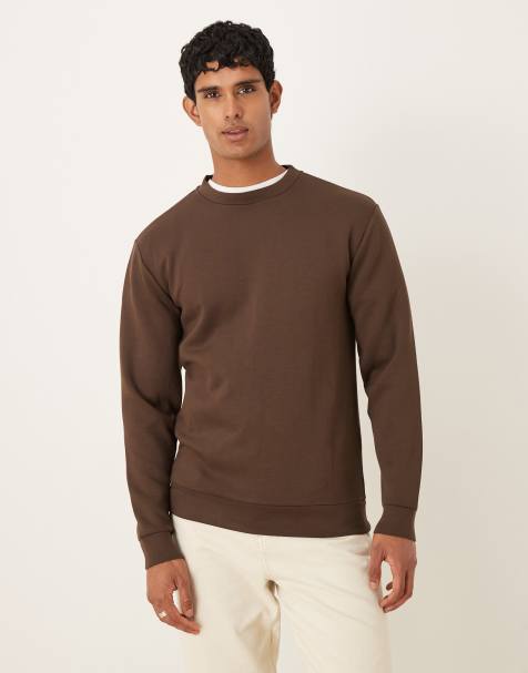 Sudadera marrón extragrande de Selected Homme - view 1