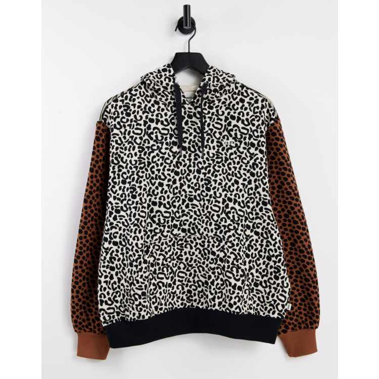 Sudadera multicolor con capucha y dise o de patchwork Wild de Vans